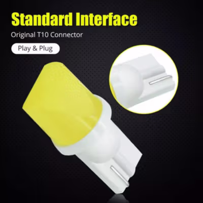 LuxStar Lampu Sein Mobil LED T10/W5W/194/168 Cool White 10W 2PCS - White — gambar 4