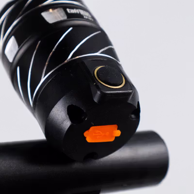 TaffLED Lampu Depan Sepeda LED XML-T6 Rechargeable 1000 Lumens - ZK30 - Black — gambar 4