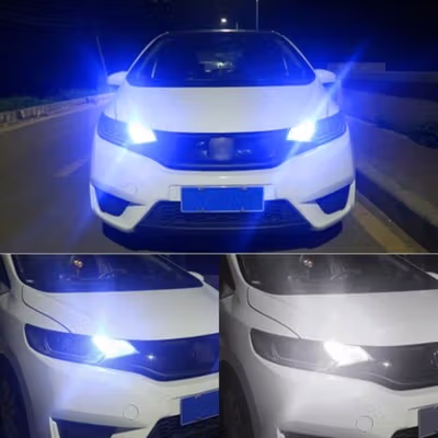 XIGYTE Lampu Depan Mobil Headlamp LED SMD T10 194 168 COB 12V - Yellow — gambar 4