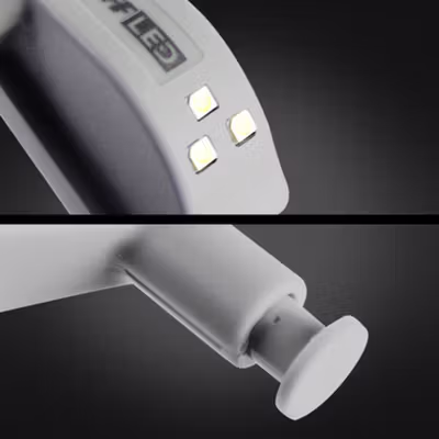 TaffLED Lampu Engsel Sendok LED Kabinet Sensor Cahaya Cool White 12V - XYD - White — gambar 4
