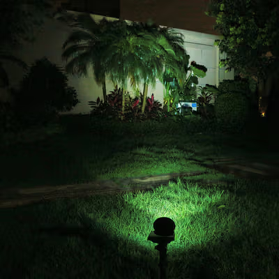 Hyelaer Lampu Taman Hias Tancap Solar Panel Waterproof Cool White 4LED - TS-G0102 - Black — gambar 4