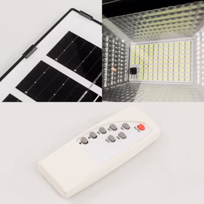 OOBEST Lampu Dinding Solar Sensor Cahaya Waterproof 100 LED Cool White - OB100 - Black — gambar 4