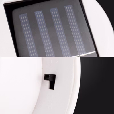 TaffLED Lampu Taman Hias Pagar Outdoor Solar Power 3 LED Cool White - 07 - White — gambar 4