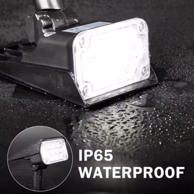 TaffLED Lampu Taman Hias Tancap Solar Power Waterproof 10 LED 2835 - TS-G2202 - Warm White — gambar 4