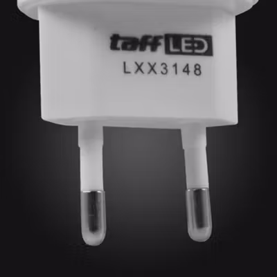 TaffLED Lampu Tidur LED EU Plug Sensor Cool White 240V 0.5W - LXX3148 - White — gambar 4