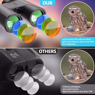 APEXEL Teropong Berburu Binoculars Compact Zoom 10x42mm - APL-RB10X42 - Black — gambar 4