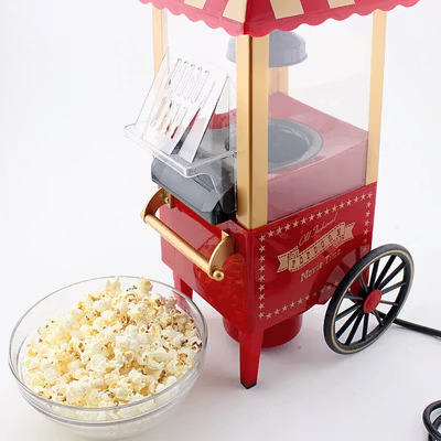 Qitherm Mesin Carnival Electric Popcorn Maker Hot Air 1200W - PM-2800 - Red — gambar 4