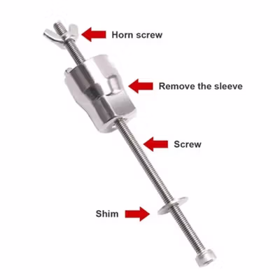 Alat Reparasi Sepeda Hub Removal Tool Universal Socket - TJ-019 - Silver — gambar 4