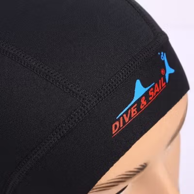 Dive & Sail Hood Scuba Diving Snorkeling Ultrathin Neoprene M - DH-002 - Black — gambar 4