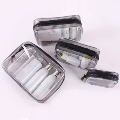 MACROUPTA Tas Kosmetik Travel Portable Bag XL - PO1035 - Gray — gambar 4