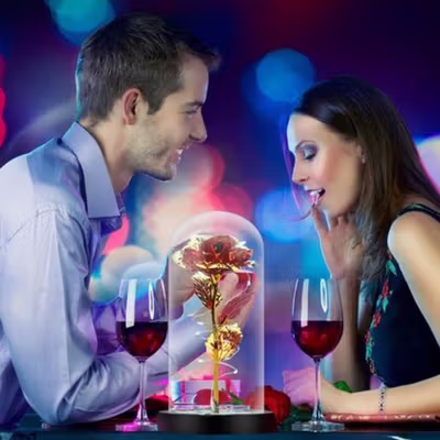 TaffHOME Lampu Hias LED Mawar Beauty & The Beast Bubble Colorful 1 PCS - RG-014 - Multi-Color — gambar 4