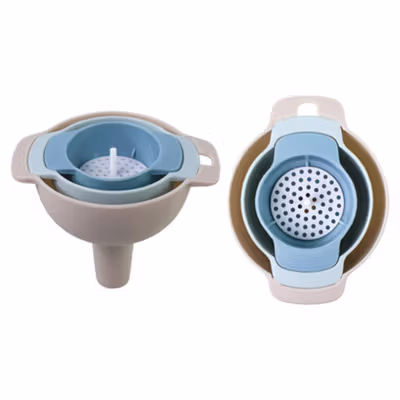 Carzkool Corong Multifungsi Four in One Funnel Set Plastic - KJ613 - Multi-Color — gambar 4