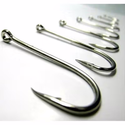 TaffSPORT Mata Kail Pancing Set No 3-12 Long Handled Fishing Hook - 94151-BE - Transparent — gambar 4
