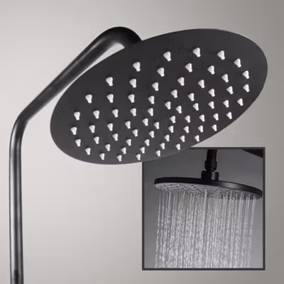 BATHE PROJECT Shower Mandi Bathroom Faucet Bathtub Mixer 3 Way 8 Inch - 50102O - Black — gambar 4