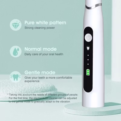 Funtooth Pembersih Karang Gigi Ultrasonic Dental Remover Teeth Scraper - HS-02 - White — gambar 4