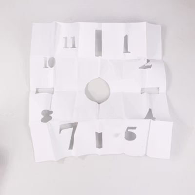 TaffHOME Jam Dinding Besar DIY Giant Wall Clock Sangtai 30cm - VO-101 - Black — gambar 4