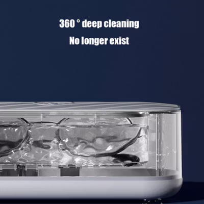 MOJOYCE Pembersih Kacamata Perhiasan Vibration Cleaning Machine - QX-021 - Gray/White — gambar 4