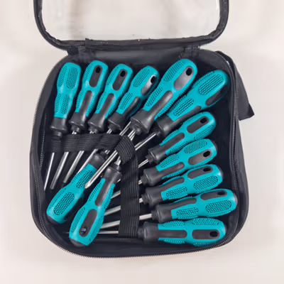 Taffware Obeng Set Torx Screwdriver Bit Household Repair Tools 13 PCS - RL13 - Green — gambar 4