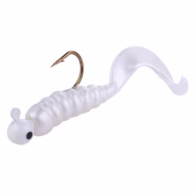 TaffSPORT Umpan Pancing Cacing Soft Bait Fishing Lure 1.75g 7 PCS - Green — gambar 4