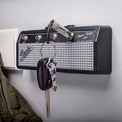 7ender Gantungan Kunci Dinding Model Amplifier Gitar Wall Hook - HIF4 - Black — gambar 4