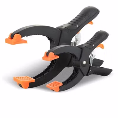 Ensunm Klip Jepit Papan Kayu Clamp Strong Wood Carpenter 6 Inch - S826 - Black — gambar 4