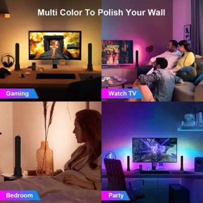 LiStar Smart LED Lamp Atmosphere Light RGB 10W 2 PCS - BS-PC30 - Black — gambar 4