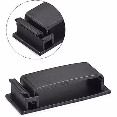 UXCL Klip Kabel Tempel Wire Fixing Clip 20 PCS - FC30 - Black — gambar 4