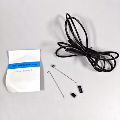 ANTOOTAN Kamera Endoskopi Industrial Endoscope 3in1 5.5mm 480P - AN98 - Black — gambar 4