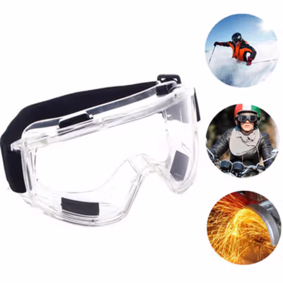 TaffGUARD Kacamata Safety Goggles Work Laboratory Eyewar - ASL-Y - Transparent — gambar 4