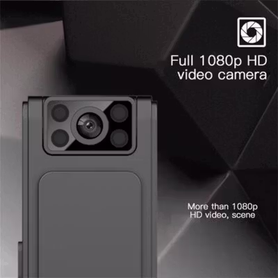 Centechia Spy Camera Full HD 1080p Night Vision Rotateable with Clip - A19 - Black — gambar 4