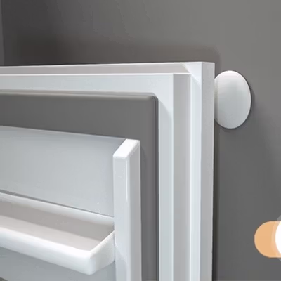 KAIGO Silikon Peredam Benturan Pintu Furniture Bumper Pad Door Stopper - KA-5CM - White — gambar 4