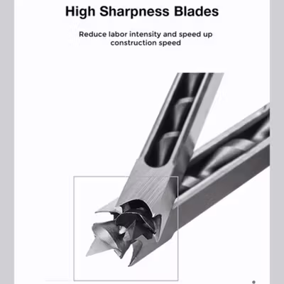 JUSTINLAU Mata Bor Lubang Persegi HSS Square Mortise Hole Drill 10mm - JS-105 - Silver — gambar 4