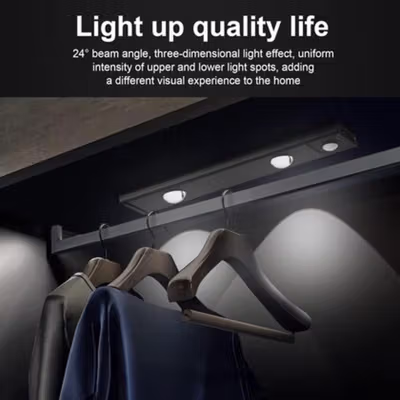 OOBEST Lampu Mini LED Multifungsi Motion Sensor 3in1 Color 30cm - LD30 - Black — gambar 4