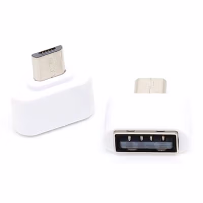 JETTING Mini OTG Adaptor Micro USB ke USB A Female - V8 - White — gambar 4