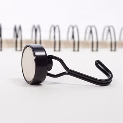 TaffHOME Gantungan Dinding Magnetic Hook Wall Hanger Organizer - KE560 - Black — gambar 4