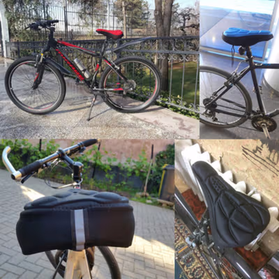 TaffSPORT Cover Jok Sadel Sepeda Sporty Sponge Bicycle Seat Universal - HM847 - Black — gambar 4