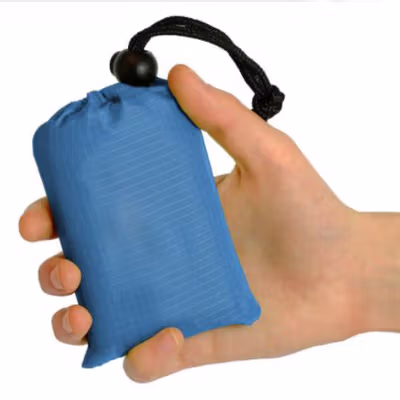 TaffSPORT Tikar Lipat Matras Camping Piknik Waterproof Mat 1.4x1.52M - FS-007 - Blue — gambar 4