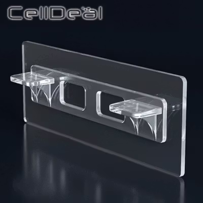 CellDeal Holder Siku Penyangga Rak Ambalan Shelf Support 6 PCS - CD010 - Transparent — gambar 4