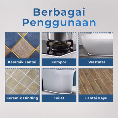 BAOLISI Lem Keramik Multifungsi Waterproof Universal Sealant 250g - BL25 - White — gambar 4