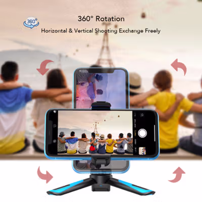 APEXEL Tripod HP Monopod Portable Rotateable 1/4 Screw - APL-JJ08 - Black — gambar 4