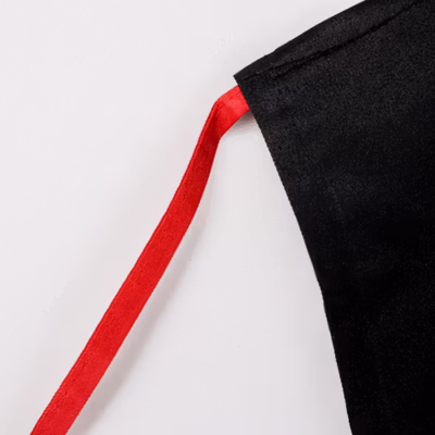 TaffHOME Celemek Masak Apron Dapur Model Kantong Pola Spatula - JJ41 - Black — gambar 4
