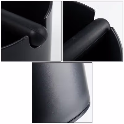 One Two Cups Wadah Ampas Kopi Espresso Knock Box Container Model B - EA026 - Black — gambar 4