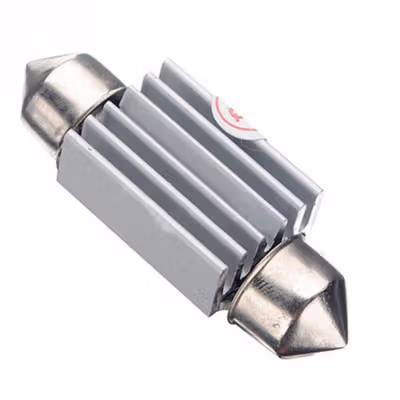 LuxStar Lampu Interior Mobil LED SMD 5050 Cool White 12V 2 PCS - White — gambar 4