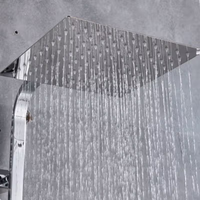 KEMAN Shower Mandi Set Portable Lifting Top Stainless Steel 304 - KM-8 - Silver — gambar 4