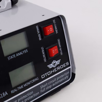 OTOHEROES Charger Aki Mobil Motor Intelligent Battery Charger 12V/24V - AJ-618A - No Color — gambar 4