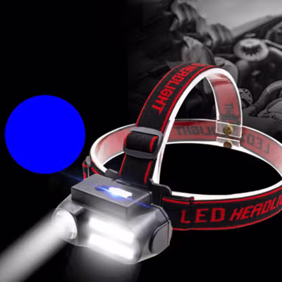 LELITEN Senter Kepala Headlamp LED Waterproof 1200 Lumens - NF-611 - Black — gambar 4