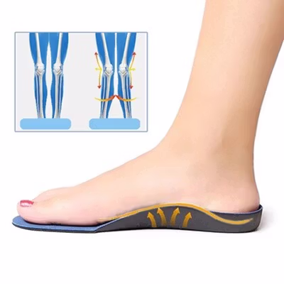 Insole Sepatu Alas Kaki Orthopedic EVA Flatfoot Massage 38-40 - E003 - Blue — gambar 4