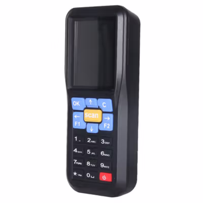 Mini Data Collector Scanning Stock Wireless Barcode Scanner Reader 1D - NT-C6 - Black — gambar 4