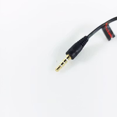 TaffSTUDIO Splitter Audio Cable 3.5mm Male to 3.5mm HiFi Mic Headphone - AV123 - Black — gambar 4