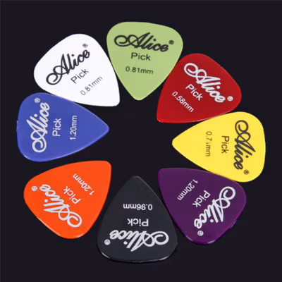 TaffSTUDIO Pick Gitar Akustik Electric Plectrum Assorted 50 PCS - A011A - Multi-Color — gambar 4
